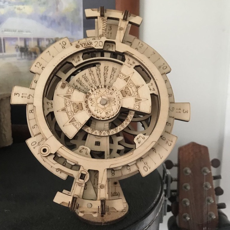 Mô Hình Gỗ 3D Lắp Ráp ROBOTIME Lịch Vạn Niên Perpetual Calendar LK201