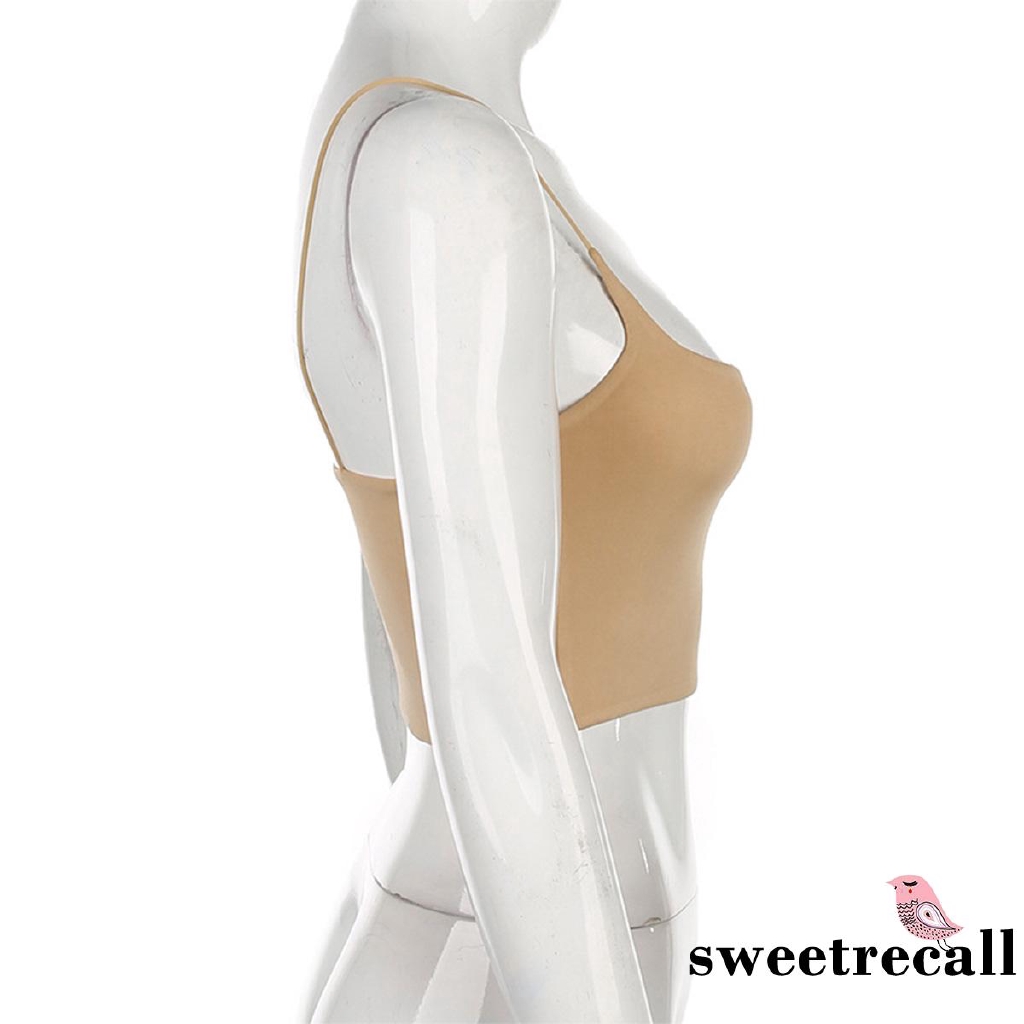 Áo Tank Top Không Tay Màu Trơn Thêu Họa Tiết Thời Trang Mùa Hè Cho Nữ | BigBuy360 - bigbuy360.vn