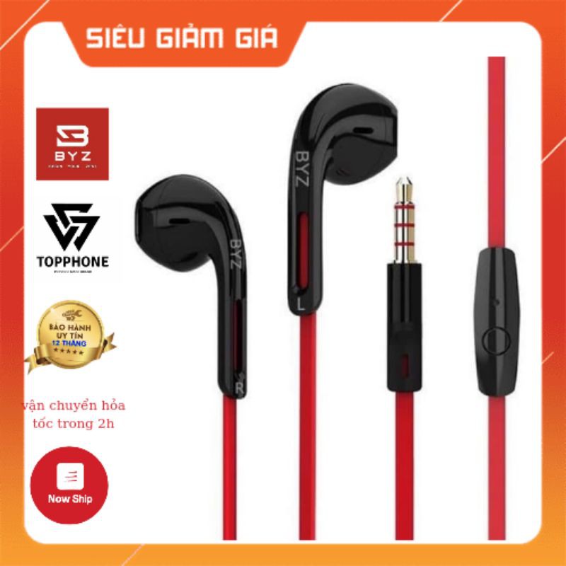 Tai nghe dây BYZ s720 zin ,dây chống rối ,chống đứt