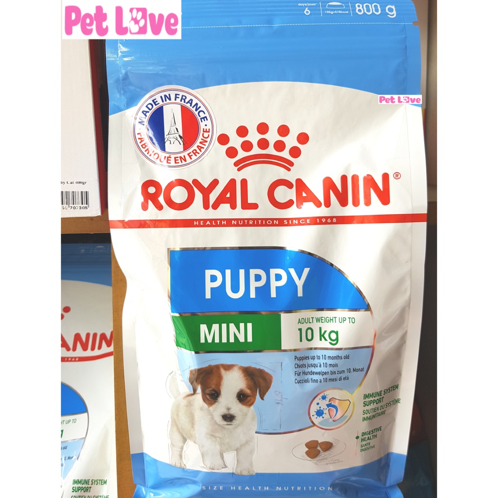Thức ăn hạt Royal Canin cho chó con (gói 800g)