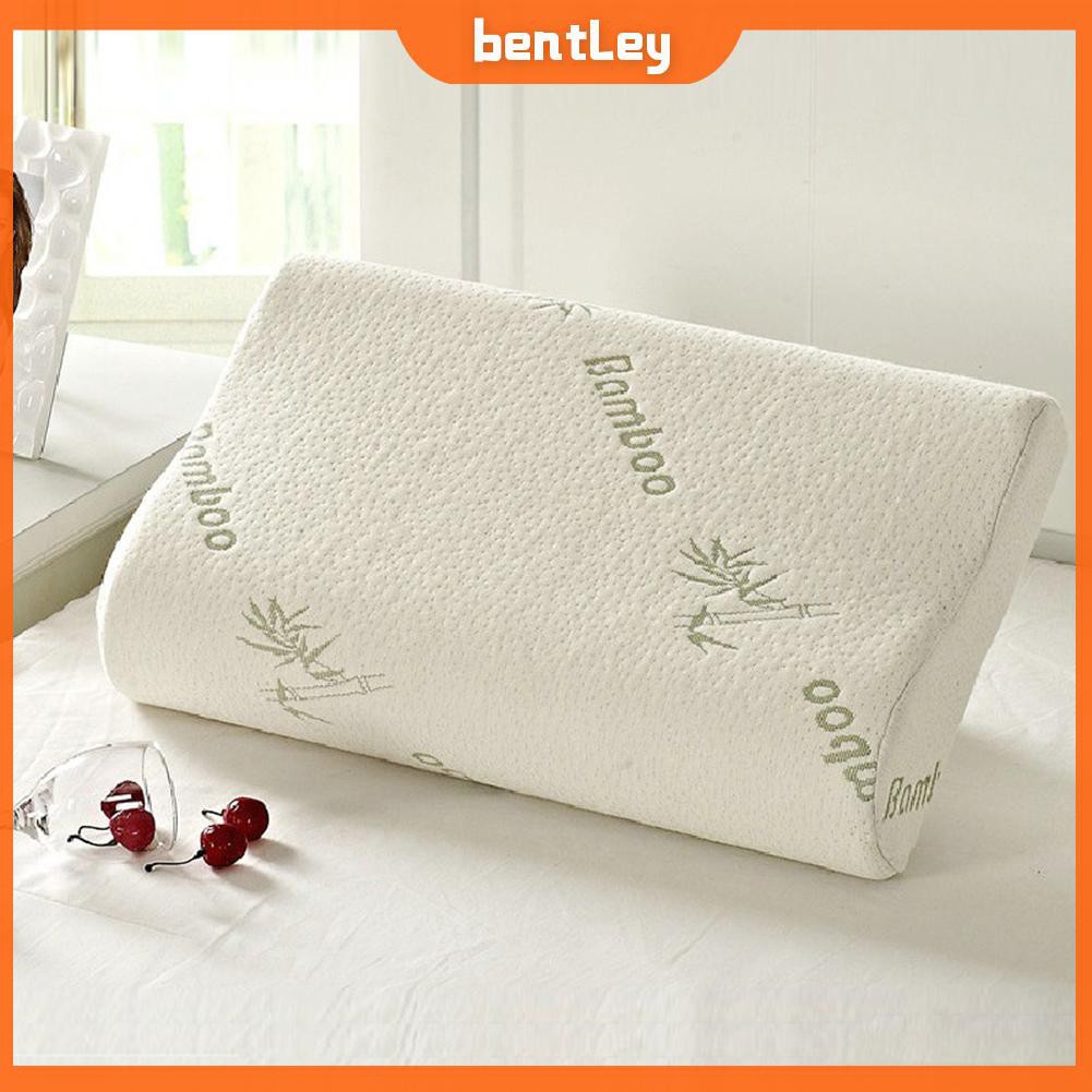  [Ben]  Comfort Orthopedic Bamboo Fiber Sleeping Pillow Memory Foam Pillows