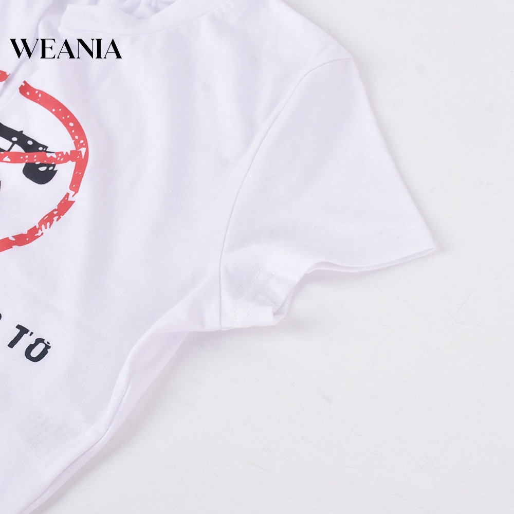 Áo Thun Crop Top In Họa Tiết Thời Trang Dành Cho Nữ