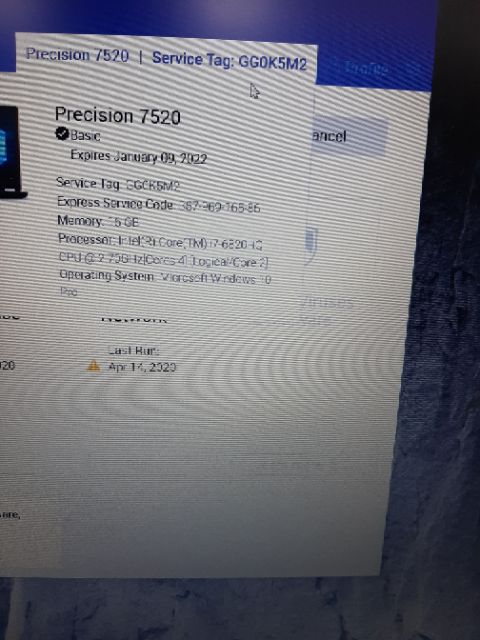 Laptop xách tay Dell precision 7520 như mới | BigBuy360 - bigbuy360.vn