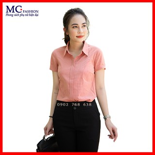 Áo sơ mi nữ công sở mc fashion a645