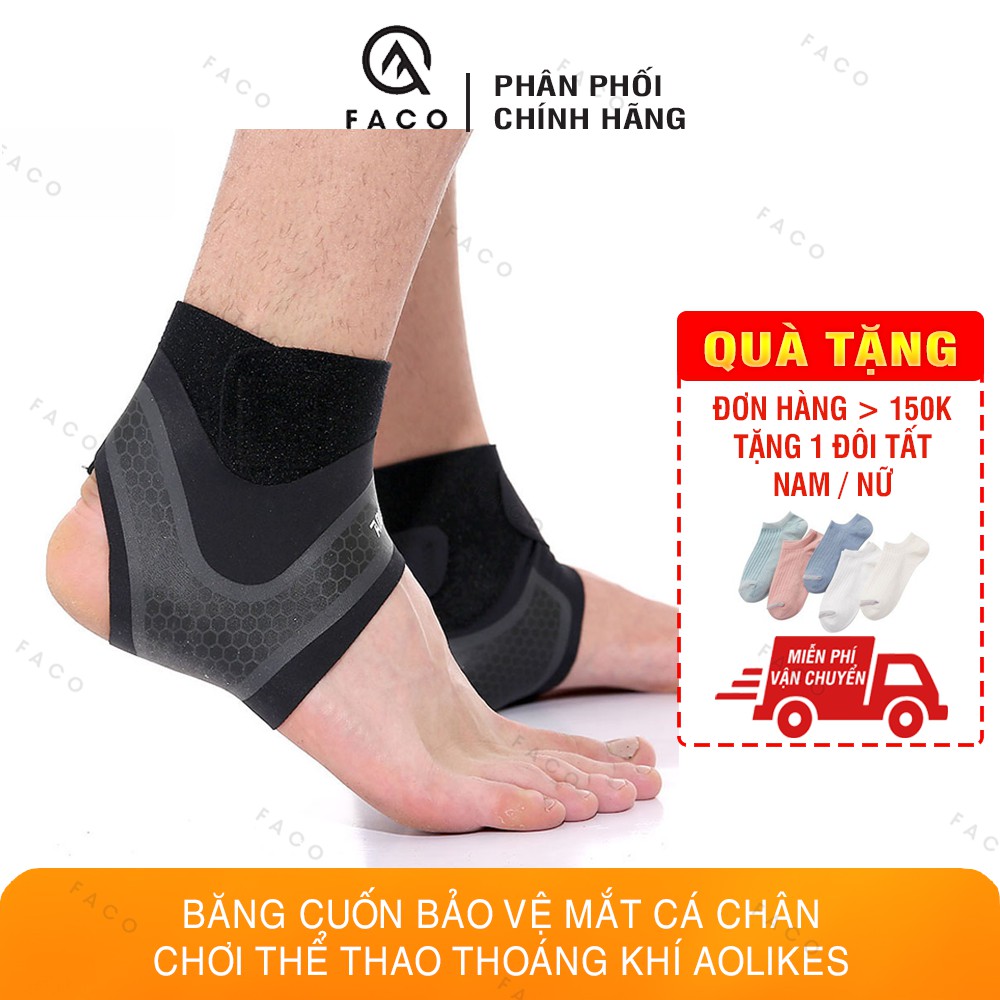 Băng Cuốn Bảo Vệ Mắt Cá Chân Chơi Thể Thao thoáng khí Aolikes AL001