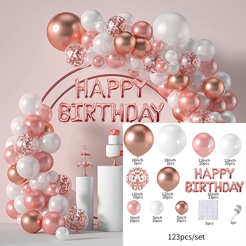 Bóng Bay Trang Trí Tiệc Tùng Sinh Nhật Decor Birthday Bóng Hình Số