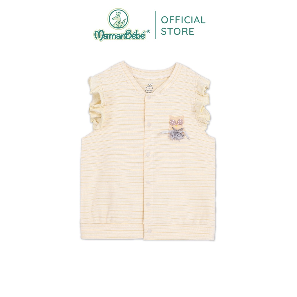 Áo Gile La Pomme Girly bèo - Vàng