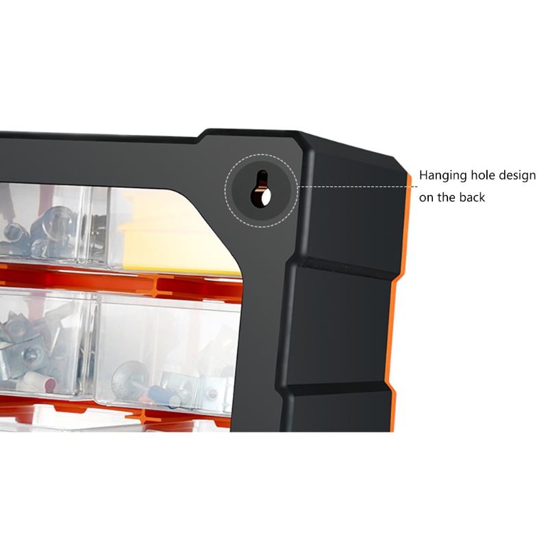 Hộp Đựng Ốc Vít / Đai Ốc 7.87x11.81x6.5 &quot;Nhiều Ngăn Tiện Dụng