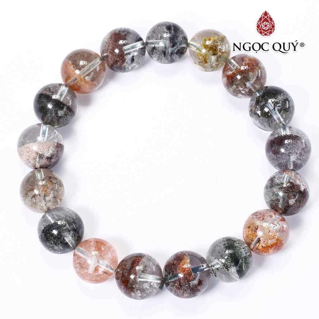 Vòng thạch anh ưu linh nâu đỏ quartz - Ngọc Quý