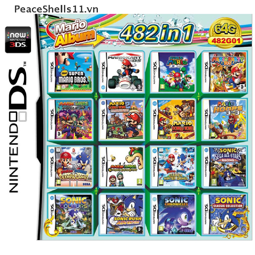 Thẻ Game Cho Nintendos DS 3DS 2DS