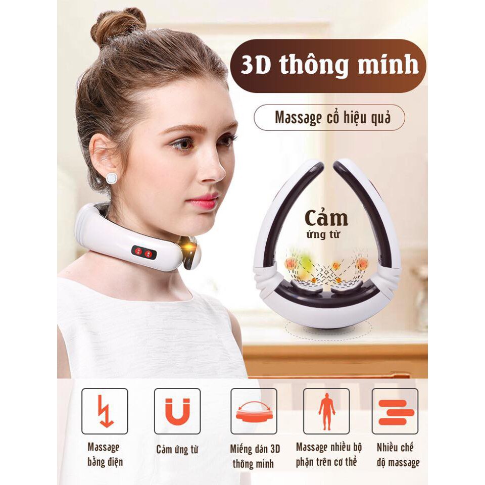 FREE SHIP Máy massage cổ vai gáy (HÀNG CHÍNH HÃNG)5830 (RẺ NHẤT SHOPEE) SHOP DAC BIET