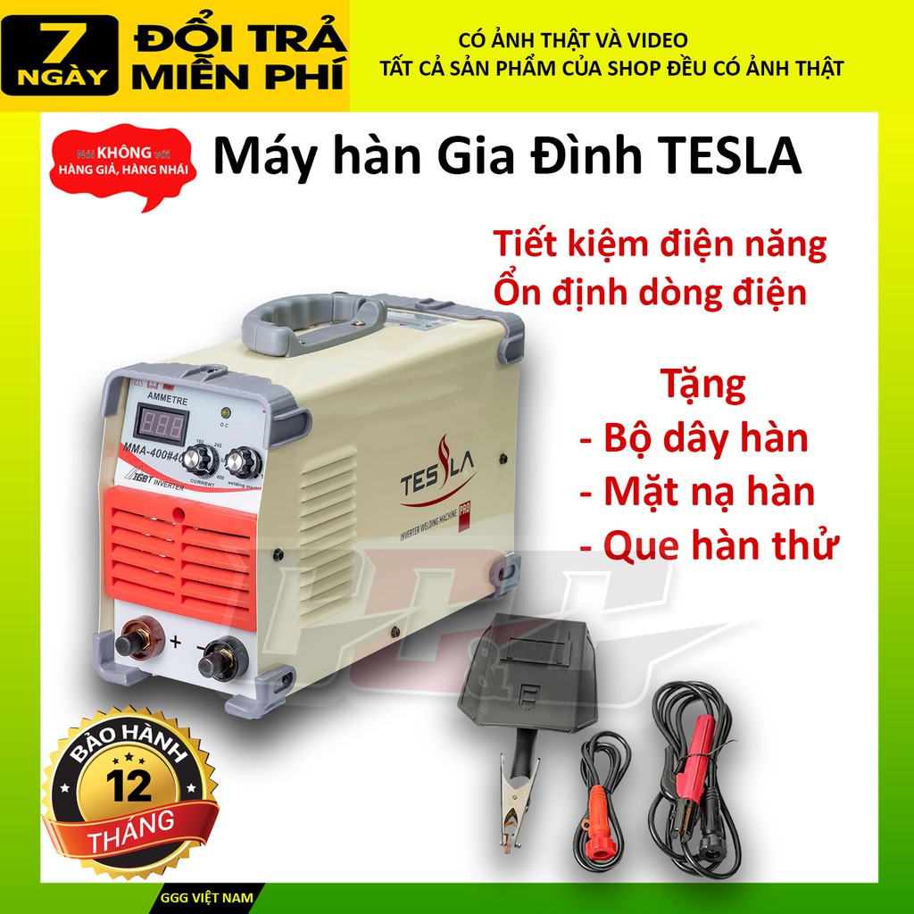 Máy hàn điện tử, máy hàn que, hàn hồ quang Tesla MMA400#40 hàn kéo que 3.2 - Bộ phụ kiện dây hàn dây mát mo hàn