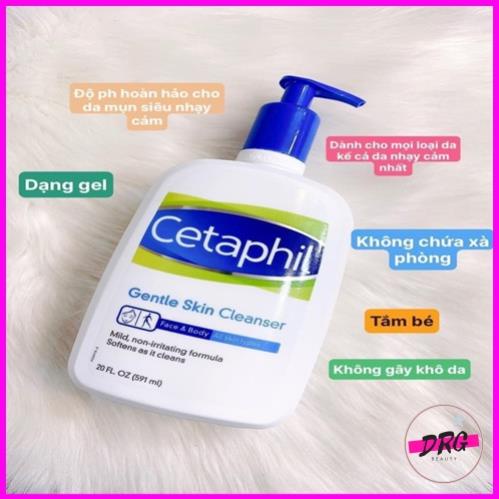 Sửa rửa mặt Cetaphil 125ml 500ml và 591ml, sửa rữa mặt Cetaphil dịu nhẹ nhất dành cho da nhạy cảm xuất xứ từ Australia