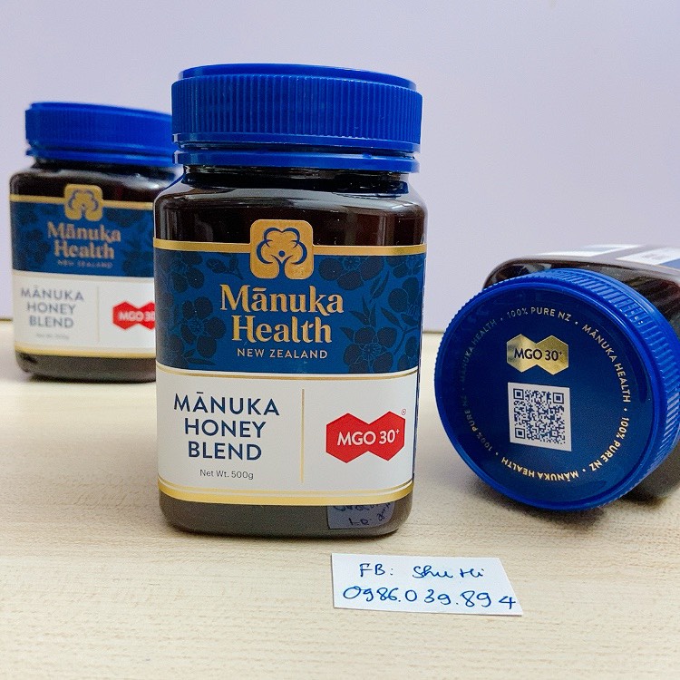 Mật ong manuka, honey manuka health MGO 30+ new zealand hộp 250g, 500g, 1kg - HSD xa