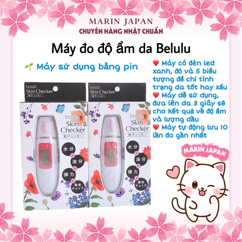 Máy đo độ ẩm da Belulu mẫu mới nhất Nhật Bản