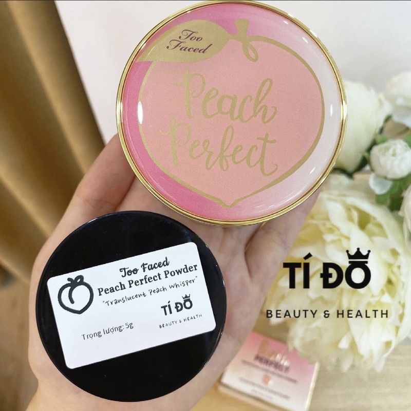 [MẪU THỬ] TOO FACED - Phấn Phủ Bột Peach Perfect Mattifying Loose Setting Powder