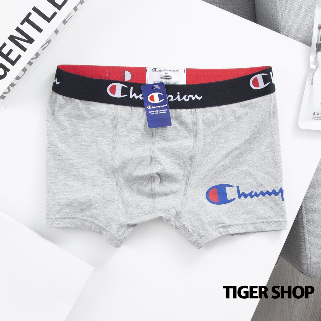 Quần Boxer Sịp Xì Đùi Quần Lót Đùi Nam Champon Vải Cotton Lạnh Đẹp Thời Trang Nhẹ Thoáng Mát Co Giãn CP01