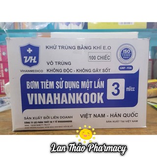 [HỘP 100 CÁI] BƠM TIÊM 1CC, 3CC, 5CC, 10CC GIÁ SỈ