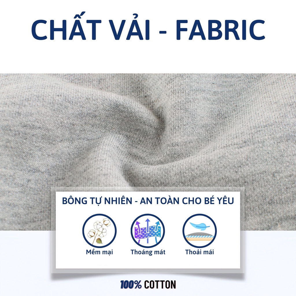 Quần short bé trai 27Kids Quần đùi thể thao nam 100% Cotton cho trẻ từ 2-10 tuổi BSPS2