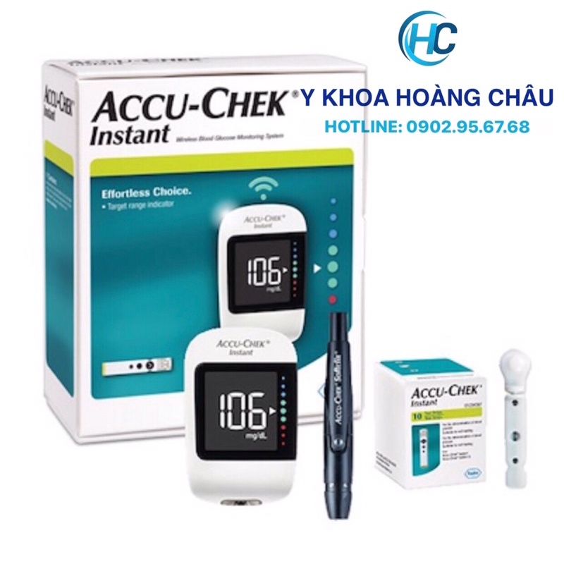 Máy đo đường huyết ACCU CHEK INSTANT (100% nhập khẩu Đức)