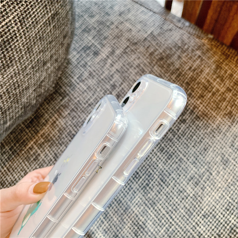 Ốp Điện Thoại Trong Suốt In Hình Khủng Long Hàn Quốc Cho Iphone 12 I11 Pro Max Se2 Xr | BigBuy360 - bigbuy360.vn