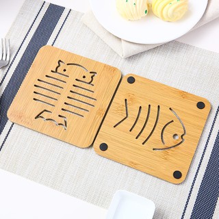 Miếng lót nồi bát, cốc, chén bằng gỗ