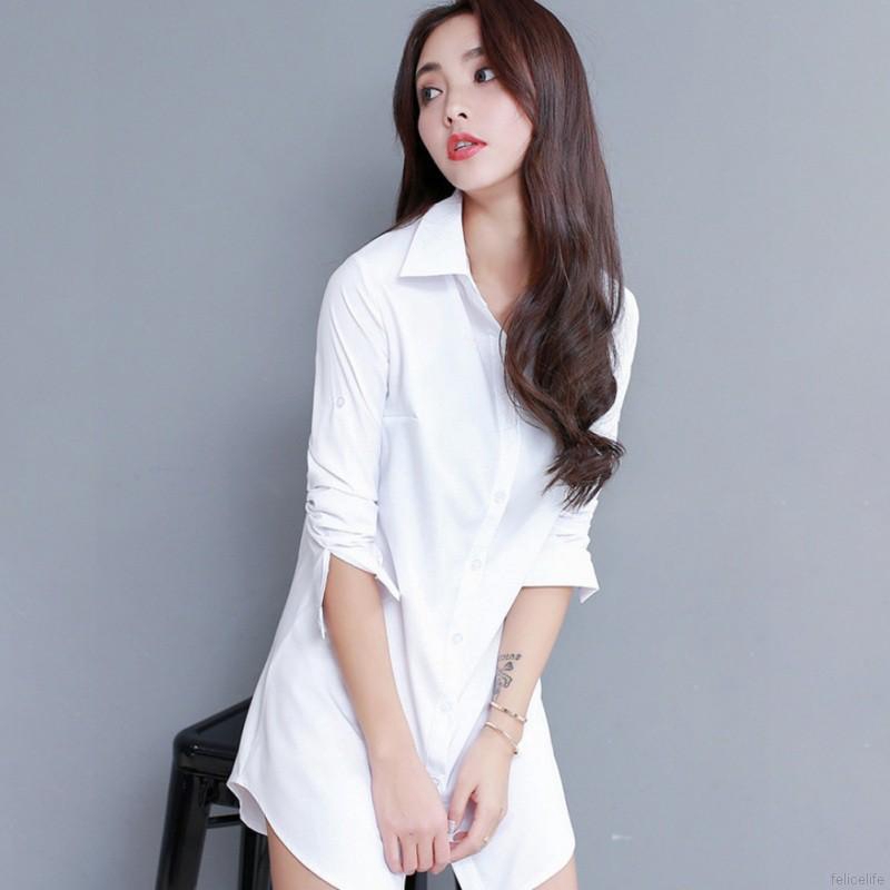 FREESHIP ĐƠN 99K_ Áo sơ mi tay dài thời trang quyến rũ cho nữ