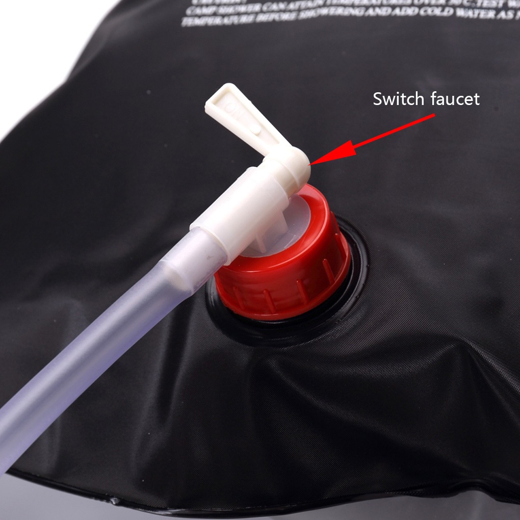 Túi đựng nước dung tích 20l sử dụng năng lượng mặt trời tiện dụng mang đi cắm trại