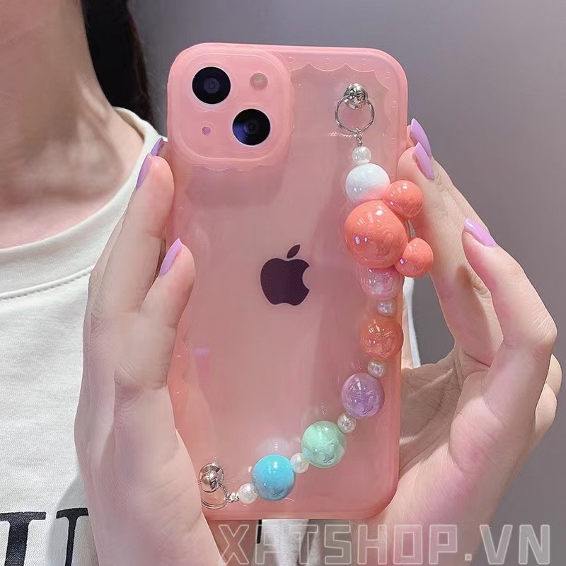 Ốp Điện Thoại Họa Tiết Chuột Mickey Màu Kẹo Dạ Quang Cho iPhone 13 Pro Max 12 Pro Max 11 Pro Max XR IX XS Max