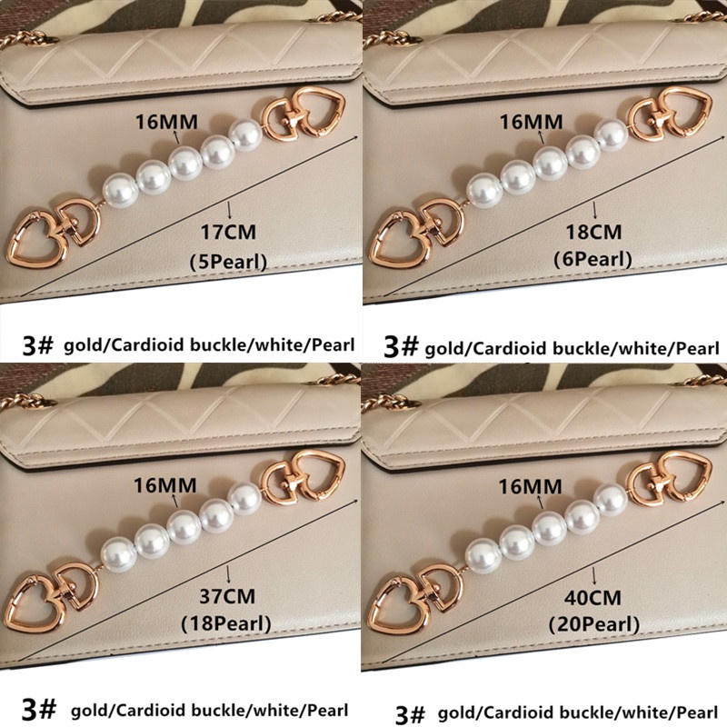 Phụ Kiện Dây Chuỗi Hạt Ngọc Trai Mở Rộng 16MM Tự Làm Túi Xách Tiện Dụng