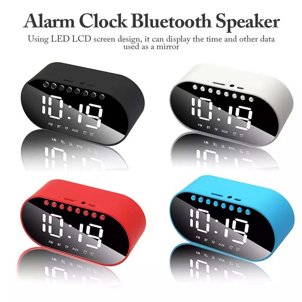 Loa Bluetoot kết hợp đồng hồ bàn hiển thị LED