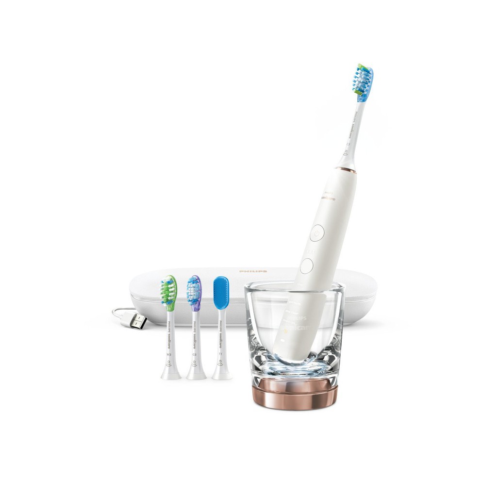 Bàn chải điện Philips Sonicare DiamondClean Smart 9500 Rechargeable Electric Toothbrush [Hàng Mỹ]
