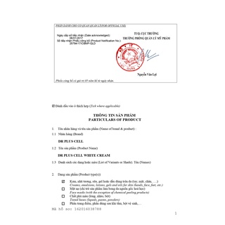 Kem Dưỡng Trắng Dr Pluscell Hàn Quốc No4