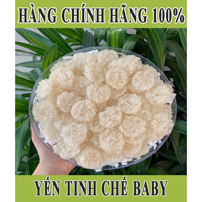 YẾN TINH CHẾ BABY, TOPPING ĐẦY ĐỦ (táo+đường+ hạt chia)