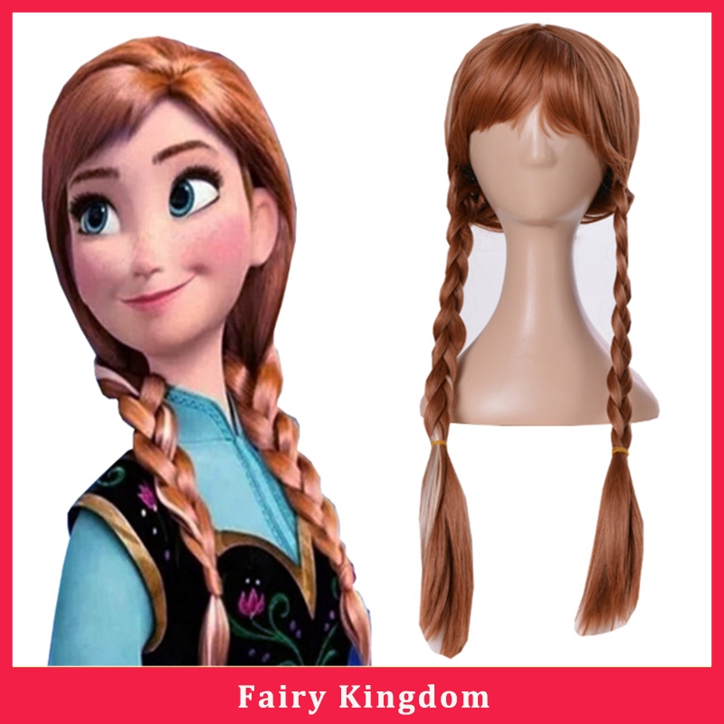 Bộ tóc giả công chúa Frozen Elsa Anna hóa trang cho trẻ