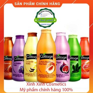 Sữa Tắm Trắng Da ✅ FREESHIP ✅ Sữa Tắm Dưỡng Trắng Da Cottage 750ml Của Pháp