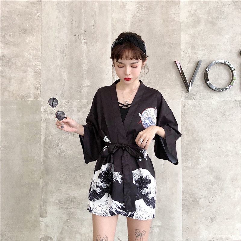 Áo Khoác Kimono Phong Cách Nhật Bản Cho Nữ | BigBuy360 - bigbuy360.vn