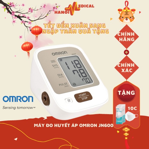 Máy Đo Huyết Áp Omron Tự Động Bắp tay JPN600 - BẢO HÀNH 5 NĂM