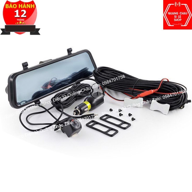 ⚡️ Camera hành trình gương T11-Wintosee Hình ảnh 4k- Cam sau 3.0 mpx Màn hình rộng-siêu nét full HD+