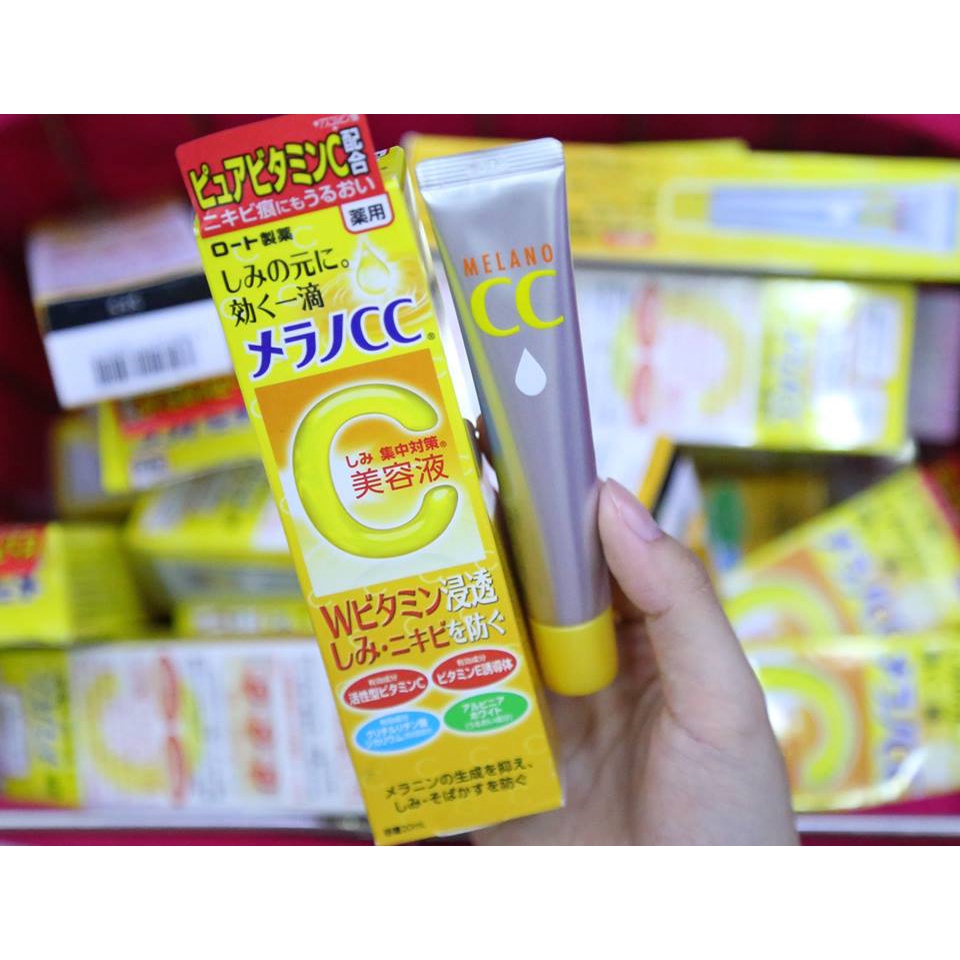 Serum Melano CC Vitamin C, E ngừa mụn và dưỡng trắng - 20ml