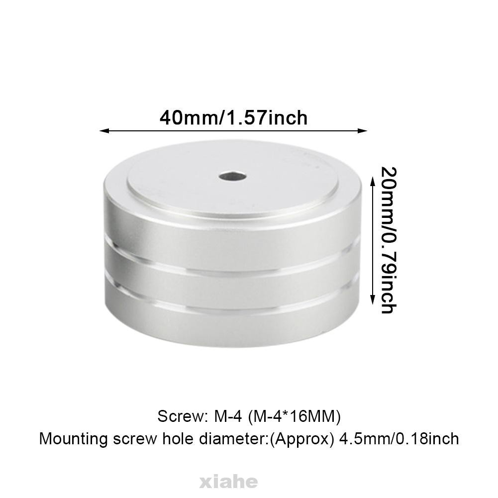 Set 4 Giá Đỡ Cách Âm Bằng Hợp Kim Nhôm 40x20mm Dễ Lắp Đặt Kèm Ốc Vít Tiện Dụng