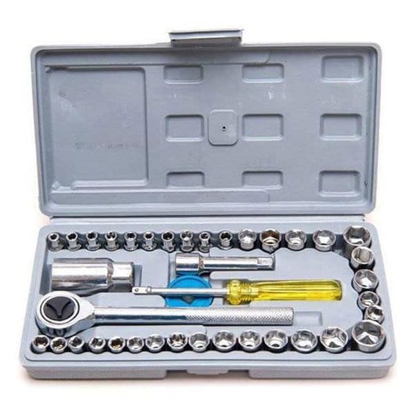 Bộ khẩu mở siết ốc vít & buri 40 chi tiết
