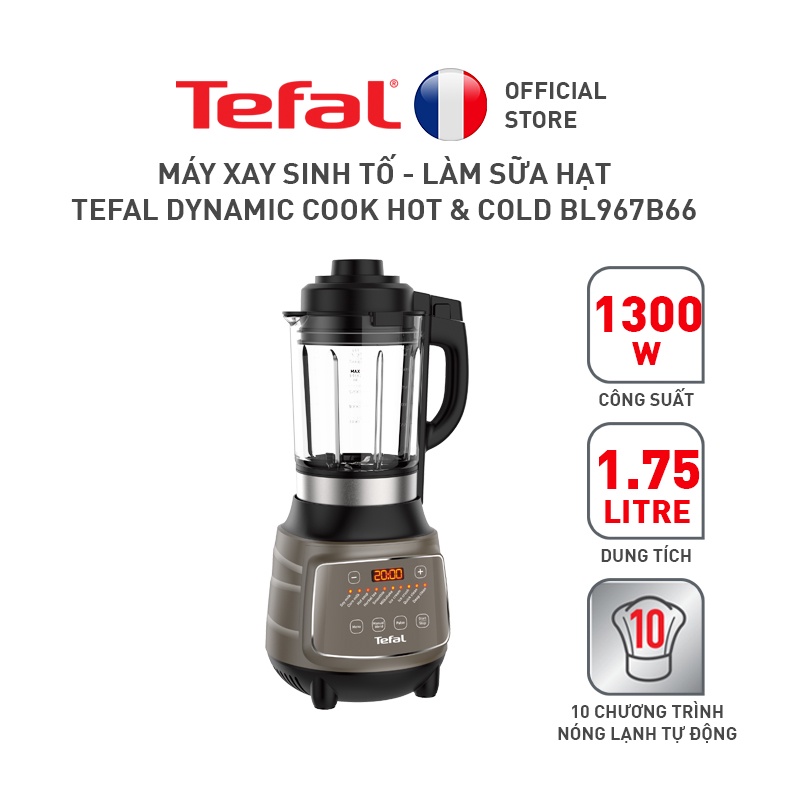 [Mã ELTEFALWL5 giảm 10% đơn 500K] Máy xay sinh tố Tefal - BL967B66