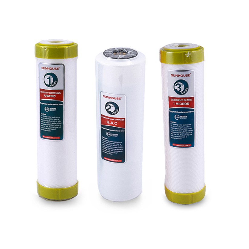 Bộ 3 lõi lọc thông minh RO Sunhouse