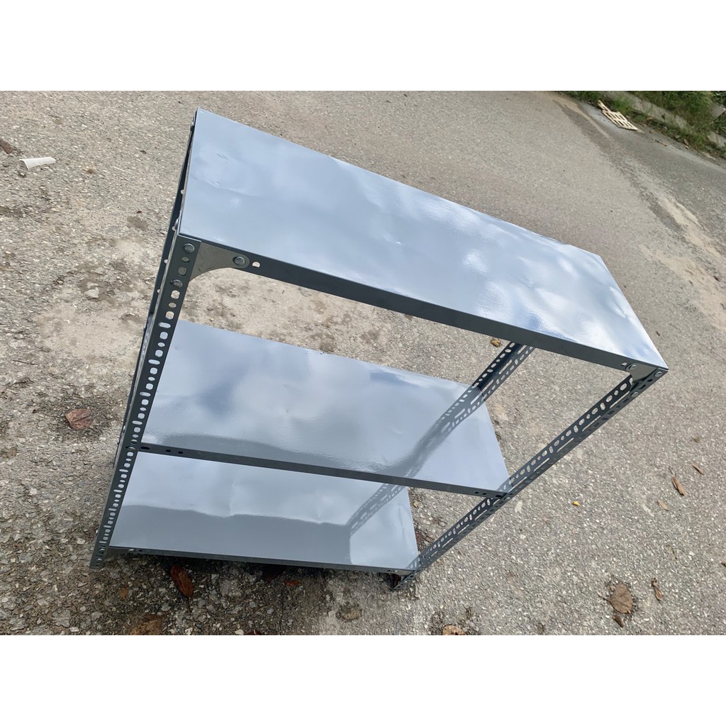 Kệ sắt v lỗ đa năng 3 tầng dài 1,2m x rộng 0,4m x cao 1m