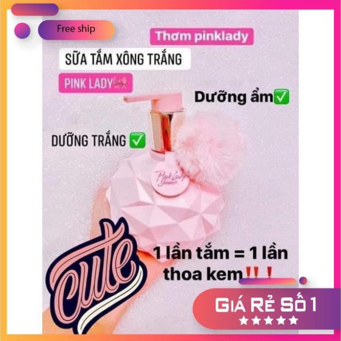 Sữa tắm [ CHÍNH HÃNG 100% ] Sữa tắm xông trắng Pink Lady