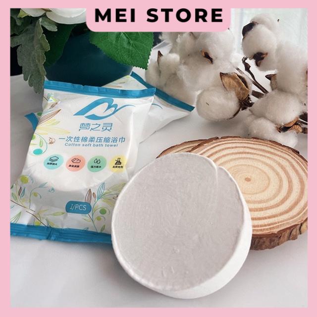 Khăn Tắm Nén Du Lịch Bằng Cotton Tiện Lợi Dùng Một Lần 70*140 cm