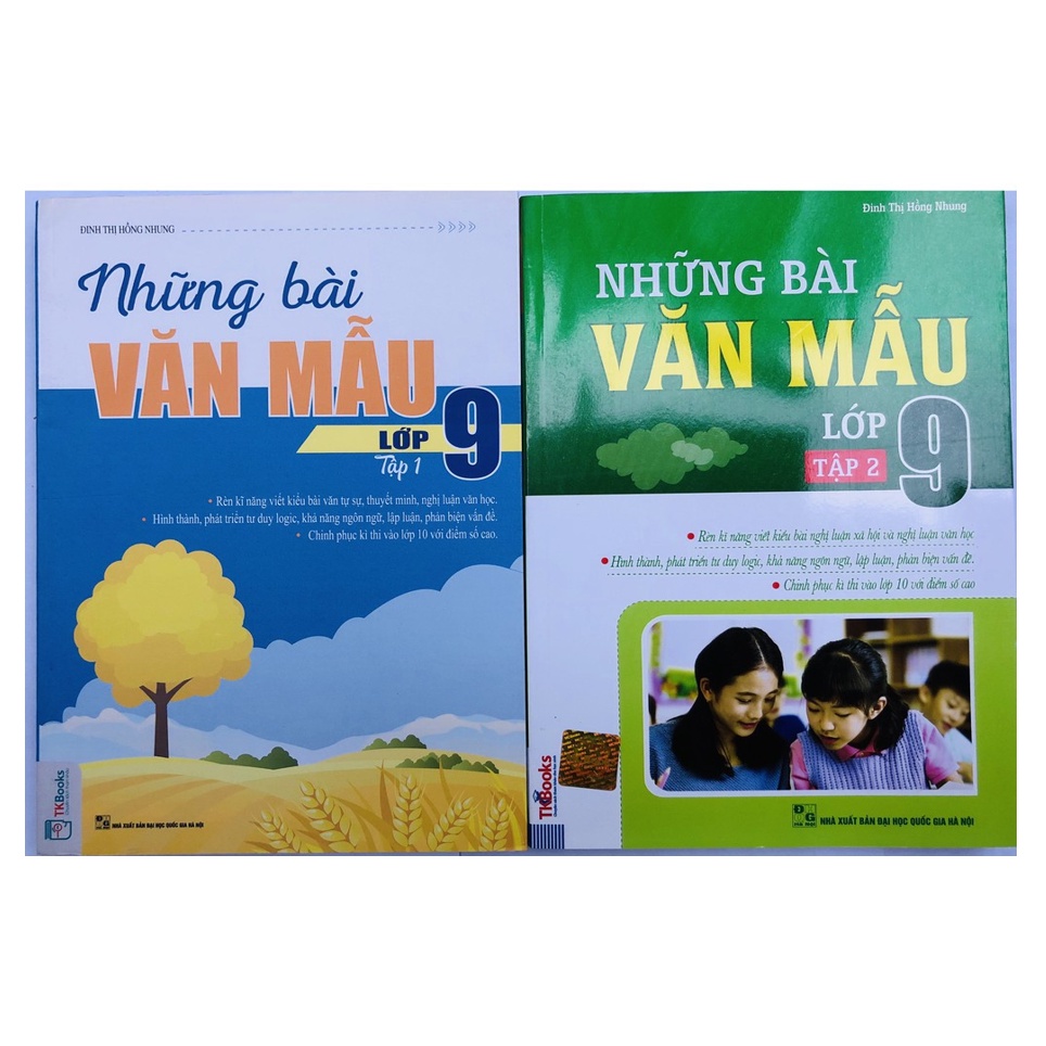 Sách - Combo 2 cuốn Những Bài Văn Mẫu Lớp 9