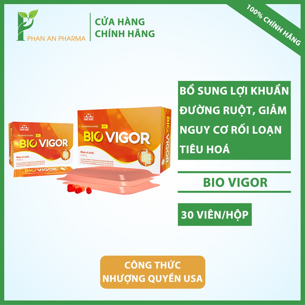 Men vi sinh Bio Vigor cho người rối loạn tiêu hóa CN36