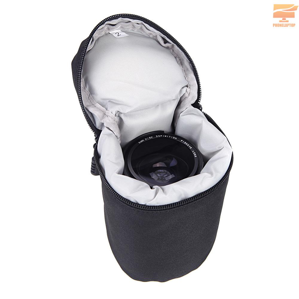 Túi Đựng Ống Kính Máy Ảnh 13x8.5cm Cho Dslr Nikon Canon Sony Lenses Fy-2
